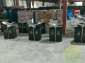 戶外海天學校烤漆分類垃圾桶案例